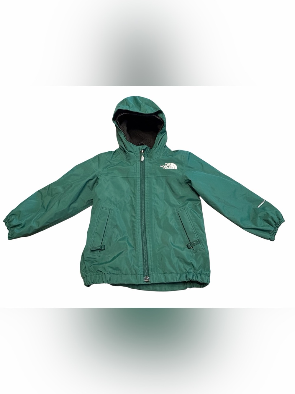 The North Face Toddler 2T Jacket Coat Nylon Lined Dry Vent Green Outdoors EUC
